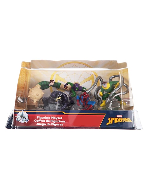 DISNEY STORE Set figuras articulada Disney collectors Spider-Man