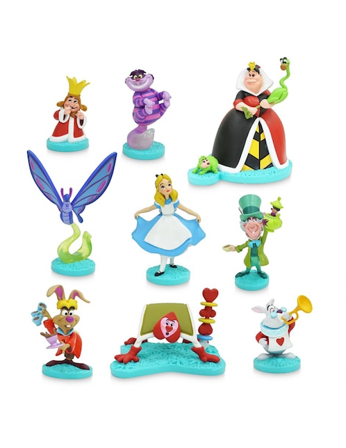 Set figuras Alice In Wonderland Disney