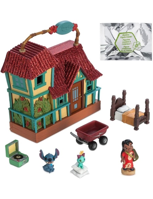 Set figuras articulada Disney collectors Lilo & Stitch con luz y sonido