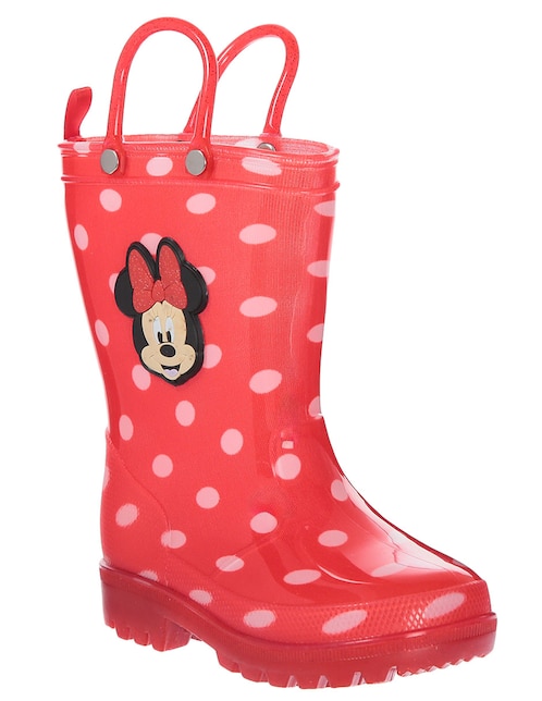 Bota de lluvia Mickey and Friends Minnie para niña