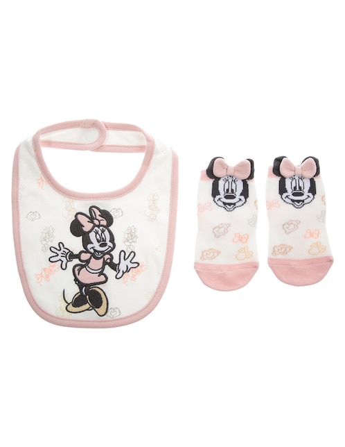 Babero Mickey and Friends Minnie Mouse de algodón