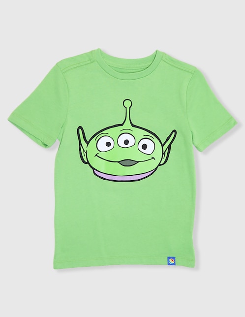 Playera Toy Story Alien Inf Mundopixar manga corta unisex
