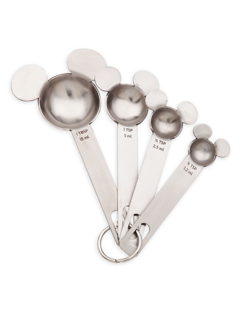 MICKEY AND FRIENDS Set cucharas medidoras Mickey And Friends Mickey Mouse de acero inoxidable 4 piezas