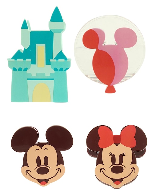 Clip para bolsas Mickey And Friends de plástico 4 piezas
