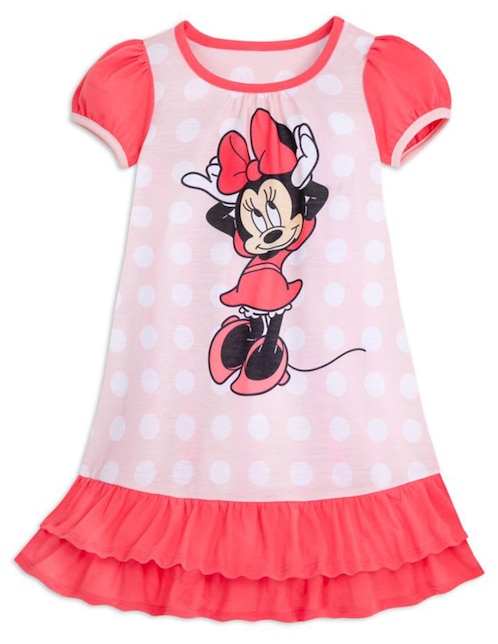 MICKEY AND FRIENDS Pijama camisón Mickey and Friends Disney Minnie de algodón para niña