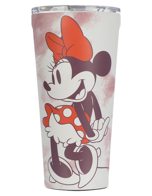 Tumbler de acero inoxidable Disney con tapa a presión 450 ml 1