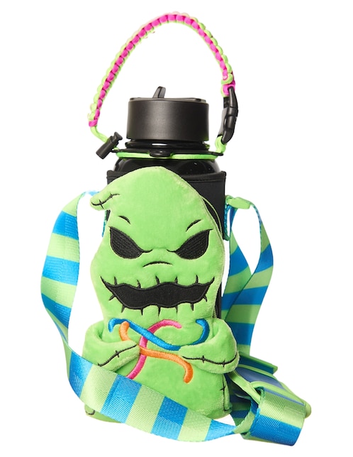Botella de agua con bolsa Nightmare Before Christmas de acero inoxidable con tapa rosca 950 ml