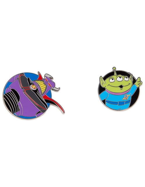 Set pin Toy Story de metal Zurg y Marcianito