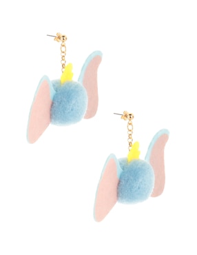 Aretes de elefante Dumbo con acabado mate