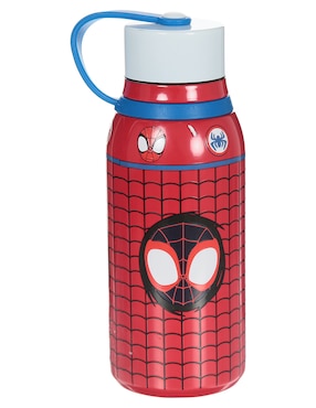 Botella De Agua Spider Man De Acero