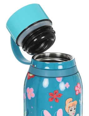 Botella de agua Princesas de acero para niña