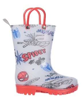 Bota de lluvia Spider-Man para niño