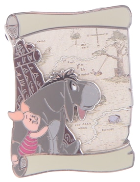 Pin Winnie The Pooh de acero Ígor y Piglet