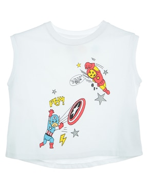 Playera The Avengers sin manga para niño