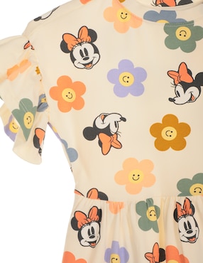 Vestido Mickey And Friends manga volantes para niña