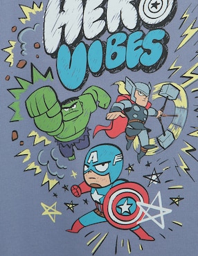 Playera The Avengers sin manga para niño