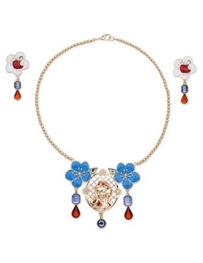 Collar y aretes para disfraz de Blancanieves Princesas