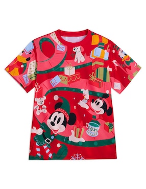 Playera Navideña Mickey And Friends Manga Corta Unisex