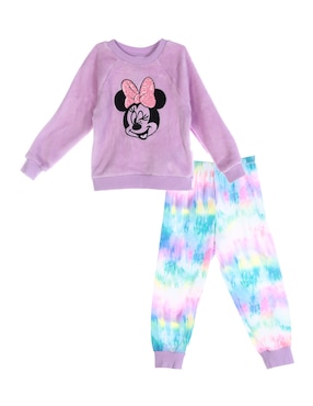 Set Pantalón Pijama Mickey And Friends Estampado Tie Dye Para Niña