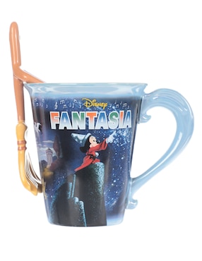 Taza De Colección Mickey And Friends Fantasia 2 Piezas