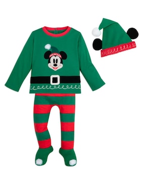 Conjunto Navideño Mickey And Friends Disney De Algodón Para Bebé Niño 3 Piezas