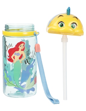 Botella de agua La Sirenita para niña