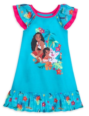 Pijama Camisón Moana Disney De Algodón Para Niña