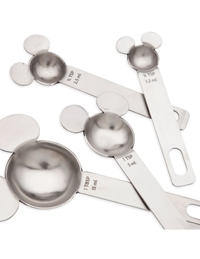 Set cucharas medidoras Mickey And Friends Mickey Mouse de acero inoxidable 4 piezas