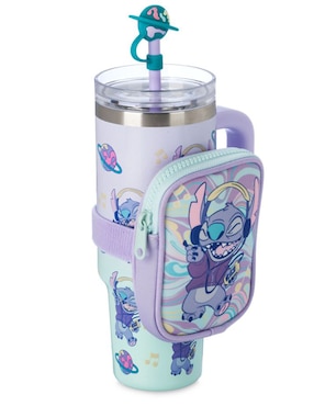 Termo Lilo & Stitch de acero inoxidable con tapa rosca