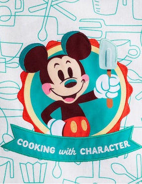 Delantal completo Mickey And Friends Mickey Mouse de algodón