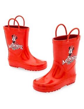 Bota de lluvia Mickey And Friends Minnie Mouse para niña