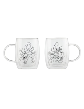 Set De Tazas Americanas Mickey And Friends 2 Piezas