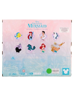 Set figuras The Little Mermaid Flounder, Ariel, Eric, Max, Ursula, Flotsam, Jetsam, Ariel sirenita, Rey Triton La Sirenita