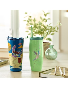 Tumbler Peter Pan de acero inoxidable Tinker Bell con tapa rosca 330 ml