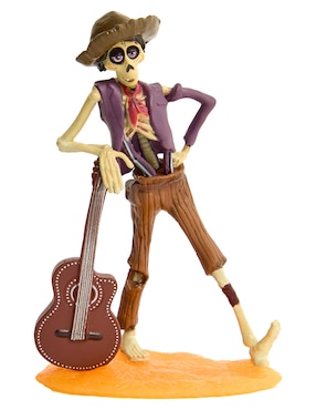 Set figuras Pixar Miguel, Dante, Héctor, Ernesto de la Cruz, Mamá Imelda, Chicharrón y Pepita Coco