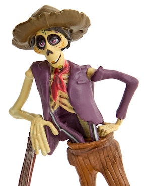 Set figuras Pixar Miguel, Dante, Héctor, Ernesto de la Cruz, Mamá Imelda, Chicharrón y Pepita Coco