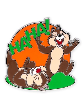 Pin Mickey And Friends de acero inoxidable Chip And Dale