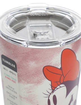Tumbler Mickey And Friends de acero inoxidable Disney con tapa a presión 450 ml