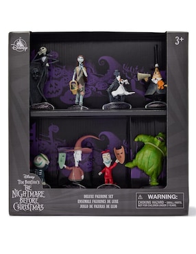 Set figuras The Nightmare Before Christmas Jack Skellington, Sally, Zero, Alcalde, Barrel, Oogie Boogie, Shock y Lock Nightmare Before Chr