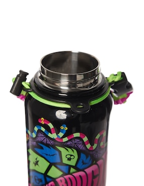 Botella de agua con bolsa Nightmare Before Christmas de acero inoxidable con tapa rosca 950 ml