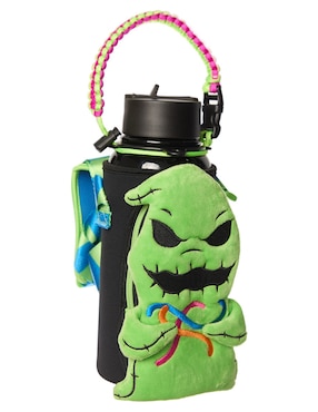 Botella de agua con bolsa Nightmare Before Christmas de acero inoxidable con tapa rosca 950 ml