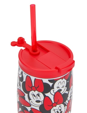 Tumbler Mickey And Friends de acero inoxidable Minnie con tapa rosca 591 ml