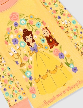 Set pijama La Bella Y La Bestia Princesas para niña