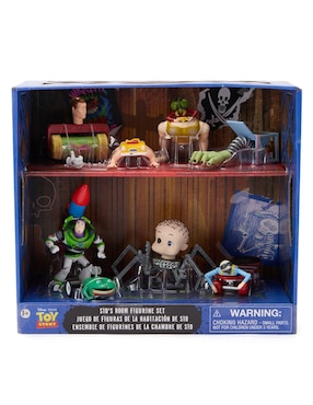 Set figuras Ducky, Roller Bob, Roller Bob, Buzz Lightyear, Crawling car, Wind-up frog y Jack-in-the-Box Toy Story