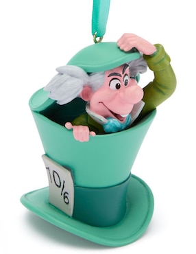 Ornamento navideño Alice In Wonderland Sombrerero Loco