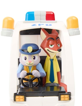 Camioneta policía Zootopia Nick Wilde y Judy Hopps
