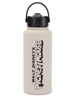 Botella de agua Mickey and Friends de acero con tapa rosca 1 L