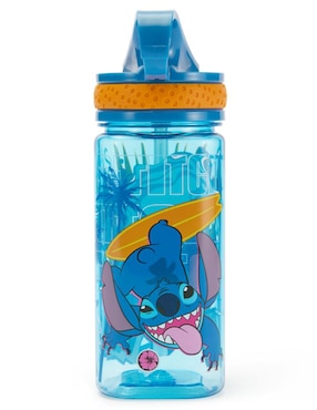 Botella de agua Lilo & Stitch Disney con tapa rosca 600 ml