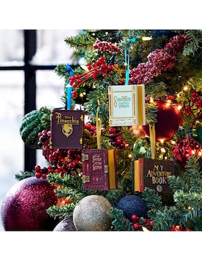 Ornamento navideño cuadrado Disney