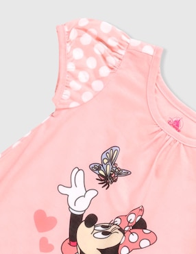 Pijama camisón Mickey and Friends Minnie Mouse de algodón para niña
